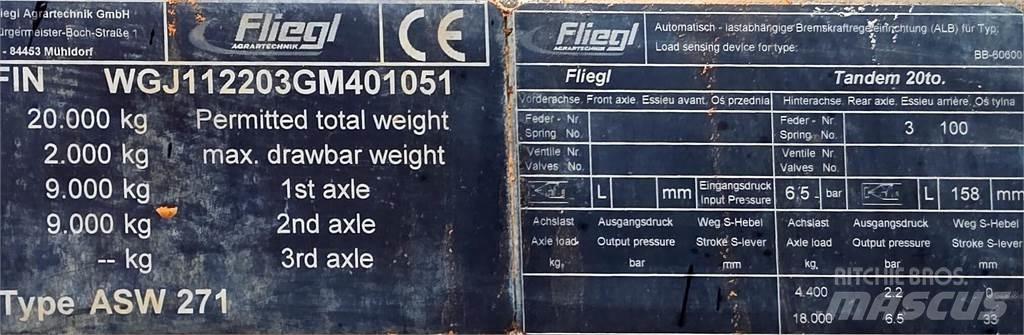 Fliegl Gigant ASW 271 Самосвали