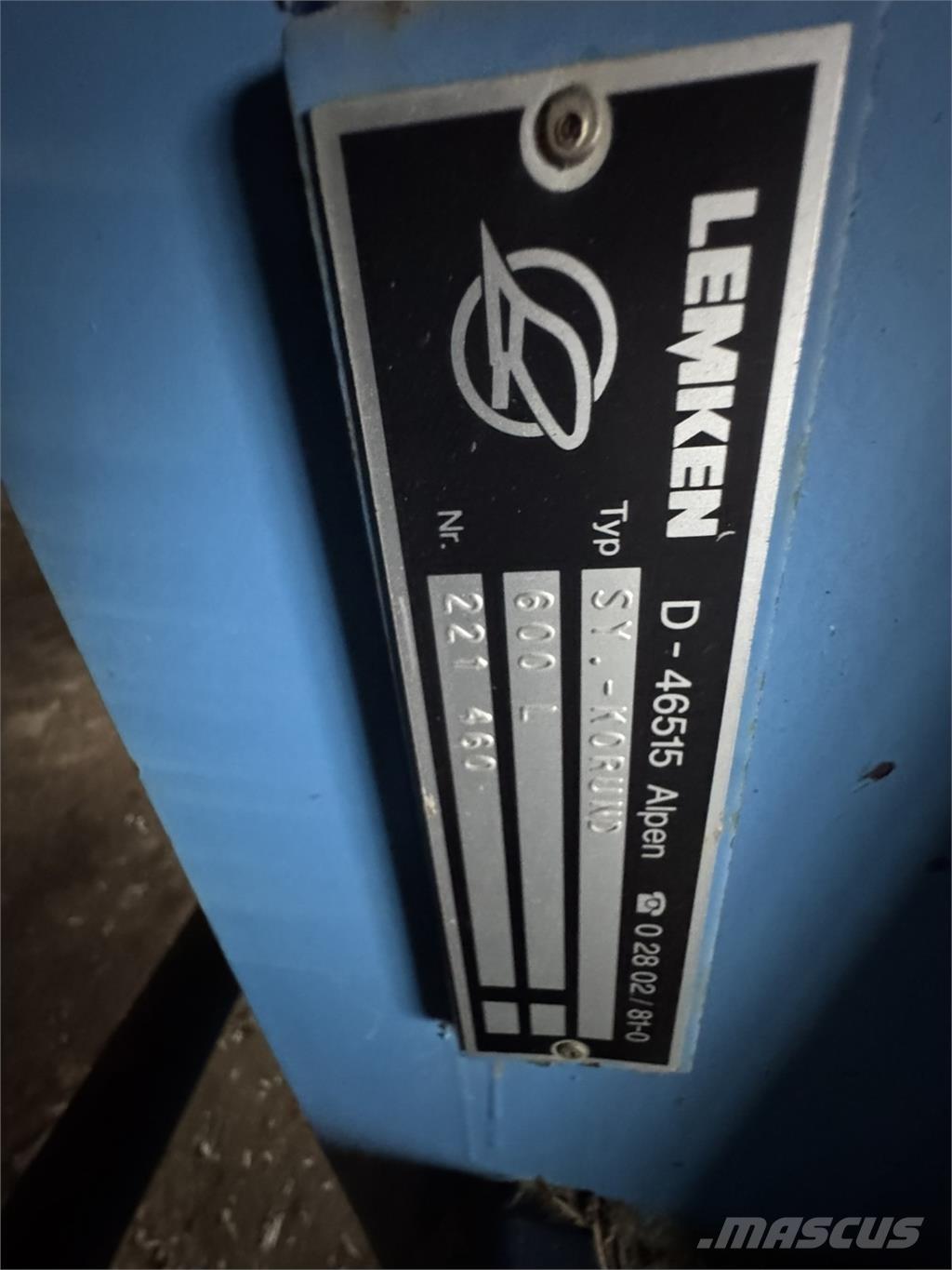 Lemken System-Korund Друга техника за жънене на фураж