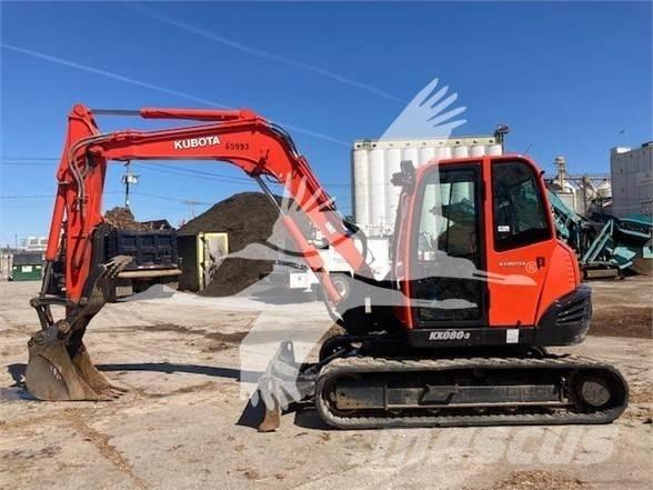 Kubota KX080-3 Верижен екскаватор