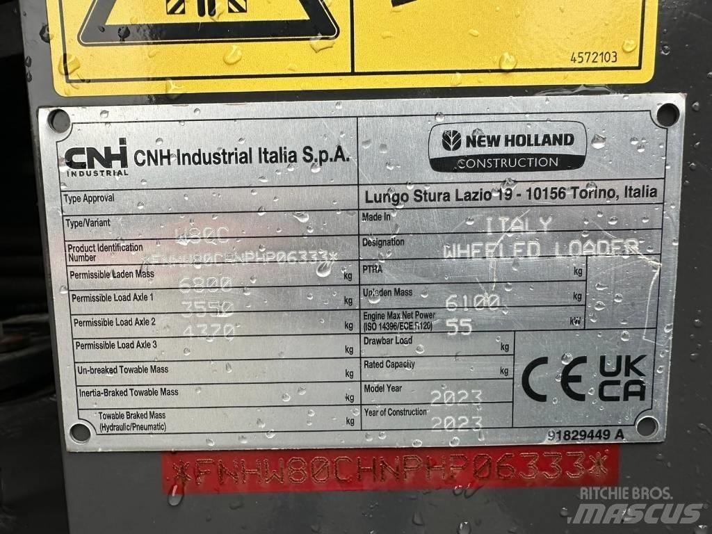 New Holland W 80 C Многофункционални товарачи