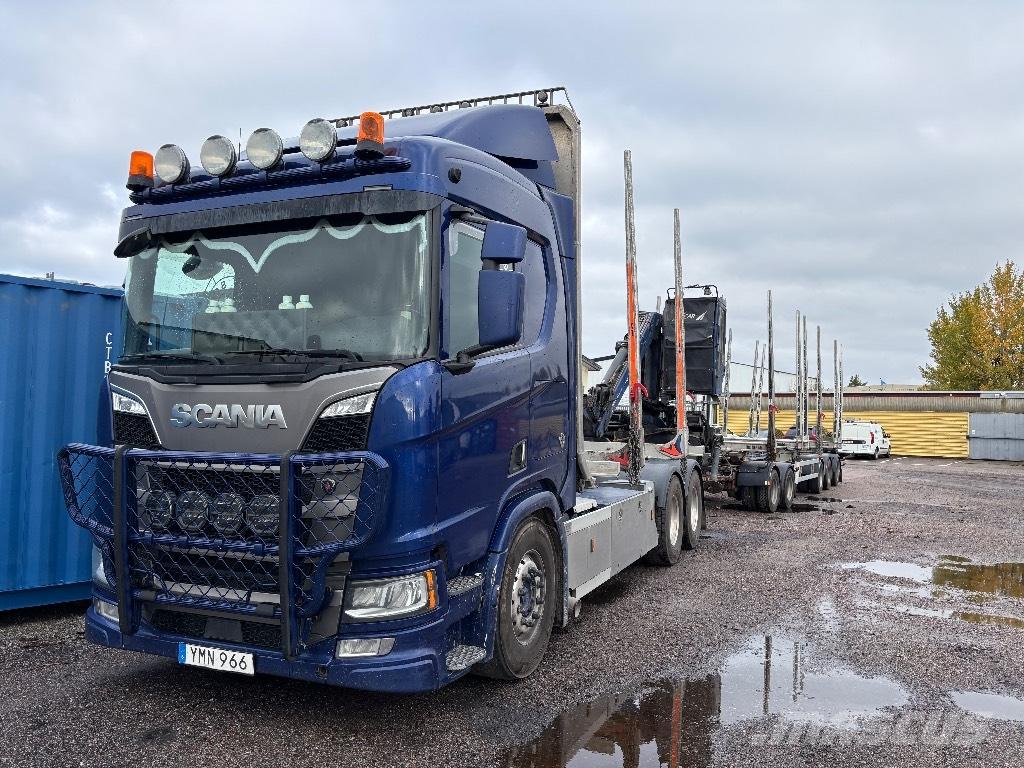 Scania R650B6X4NB За превоз на дървени трупи