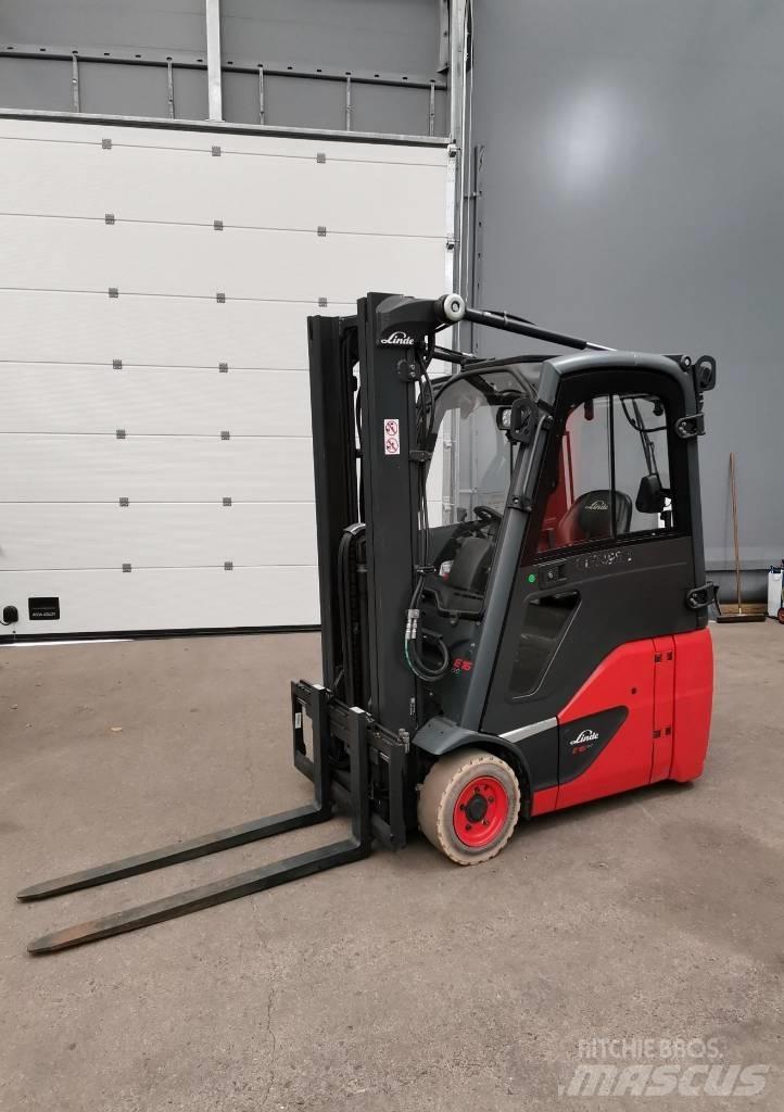 Linde E16C-02 Електрически вилични кари-повдигачи