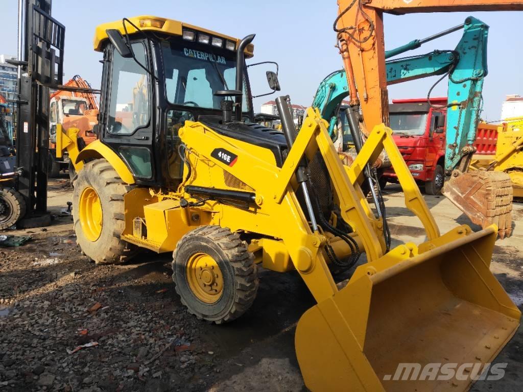 CAT 416E Товарач със заден ексватор