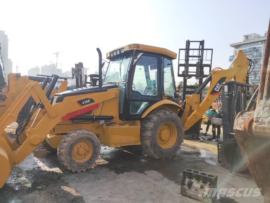 CAT 416E Товарач със заден ексватор