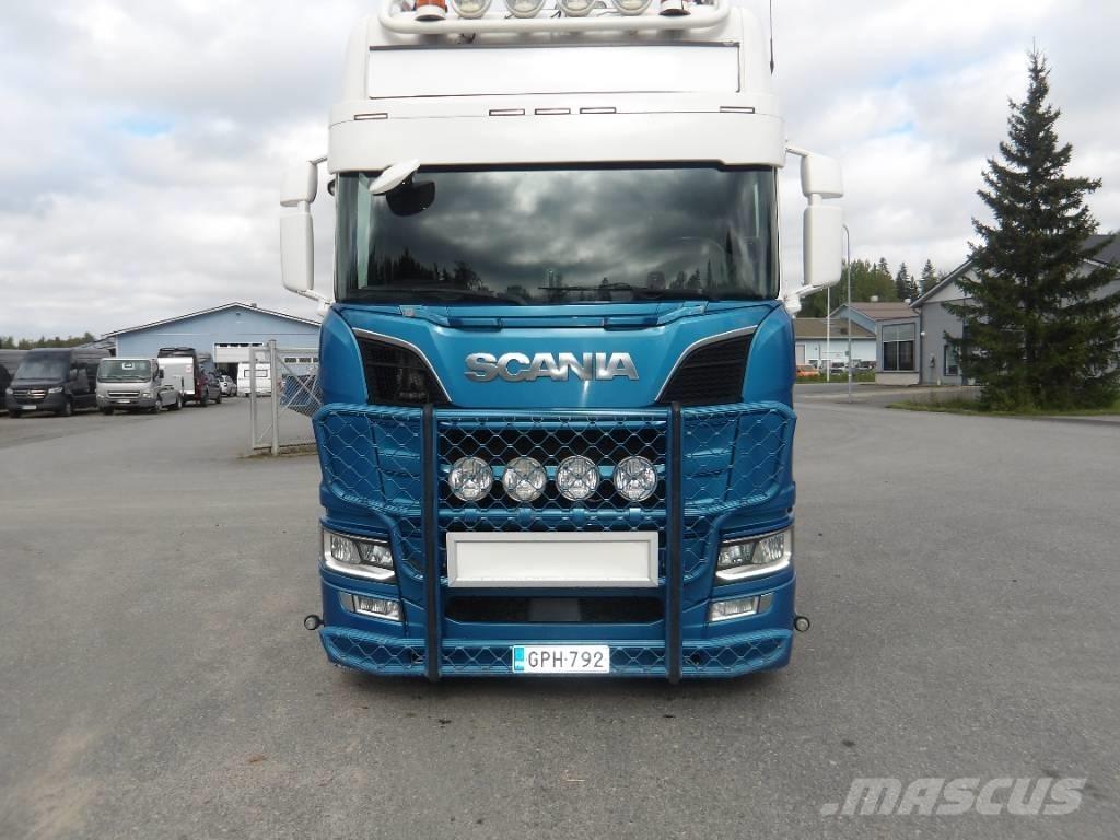 Scania R580 6x2 Камиони с кран с кука