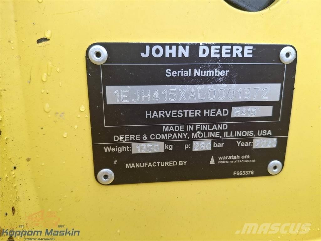 John Deere H415hd Глави за харвестери