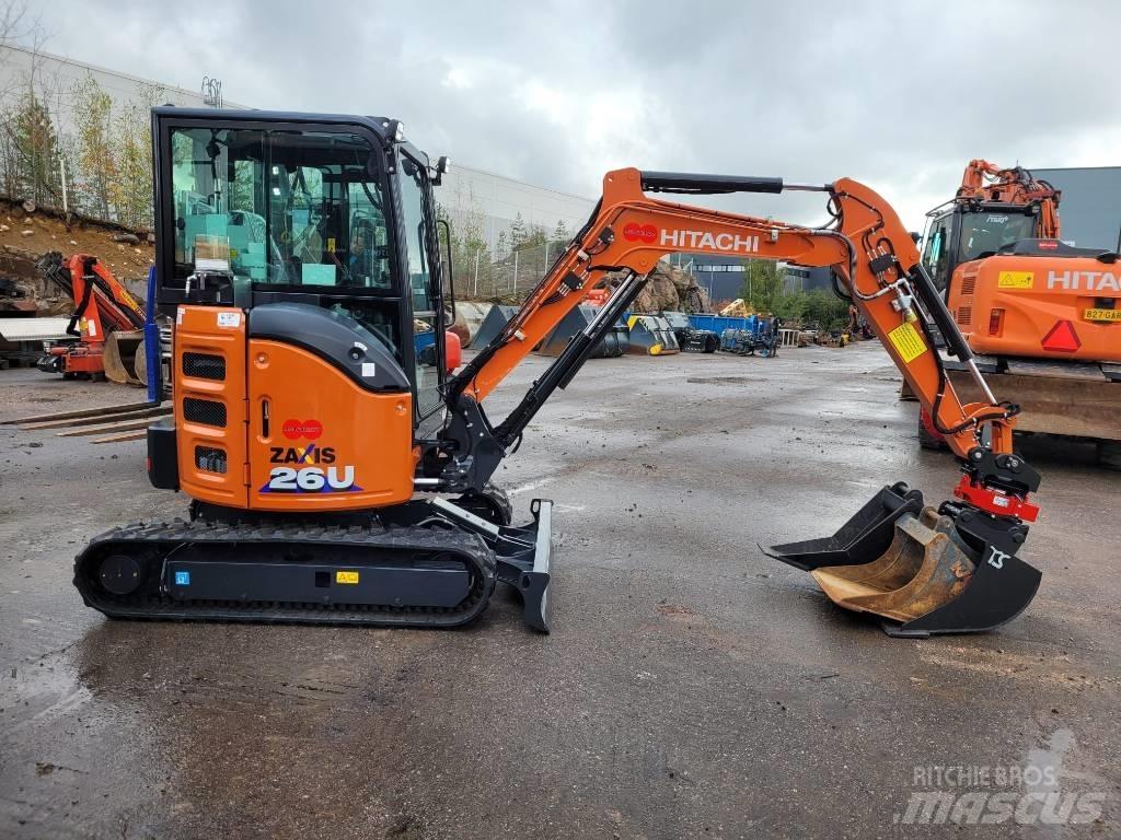 Hitachi ZX 26 U-6 Мини екскаватори < 7 т