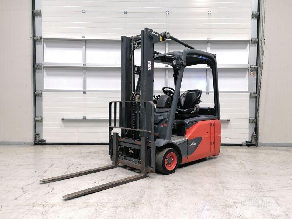 Linde E16-02 Електрически вилични кари-повдигачи