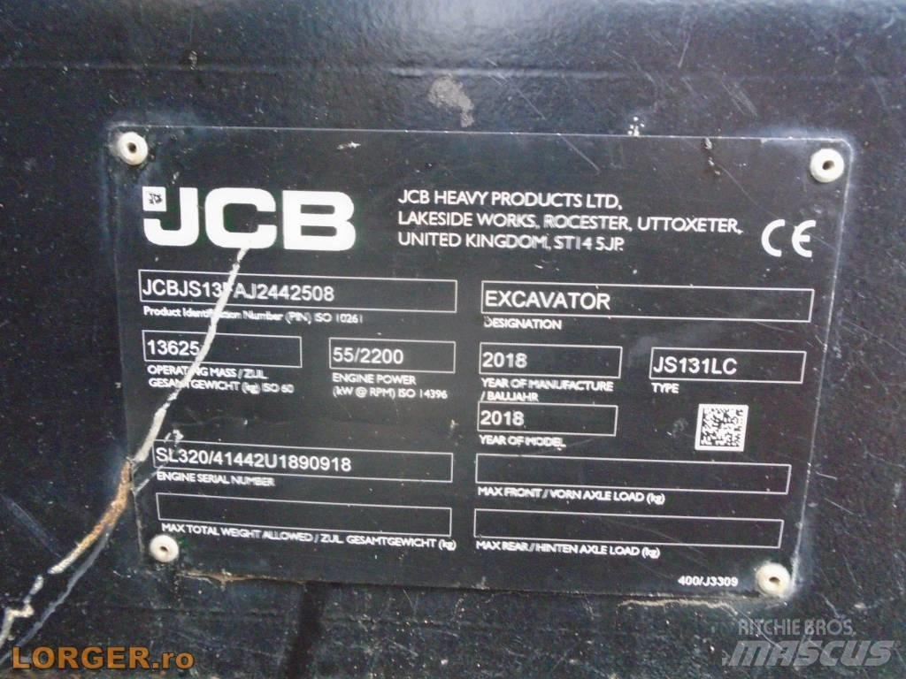 JCB JS 131 LC Верижен екскаватор