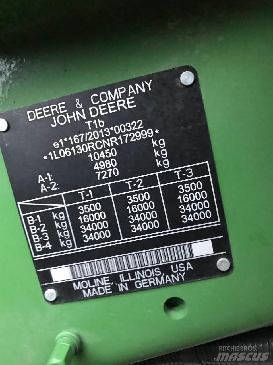 John Deere 6R 130 Трактори