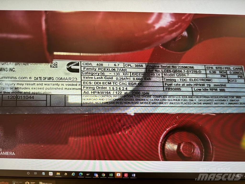 Cummins QSB6.7C-T4 Строителство - Други