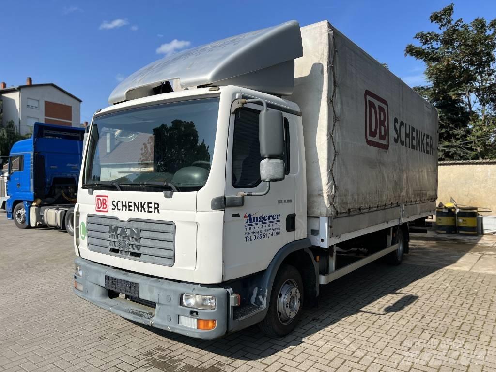 MAN TGL 8.180 Брезентови камиони
