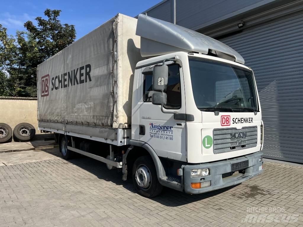MAN TGL 8.180 Брезентови камиони
