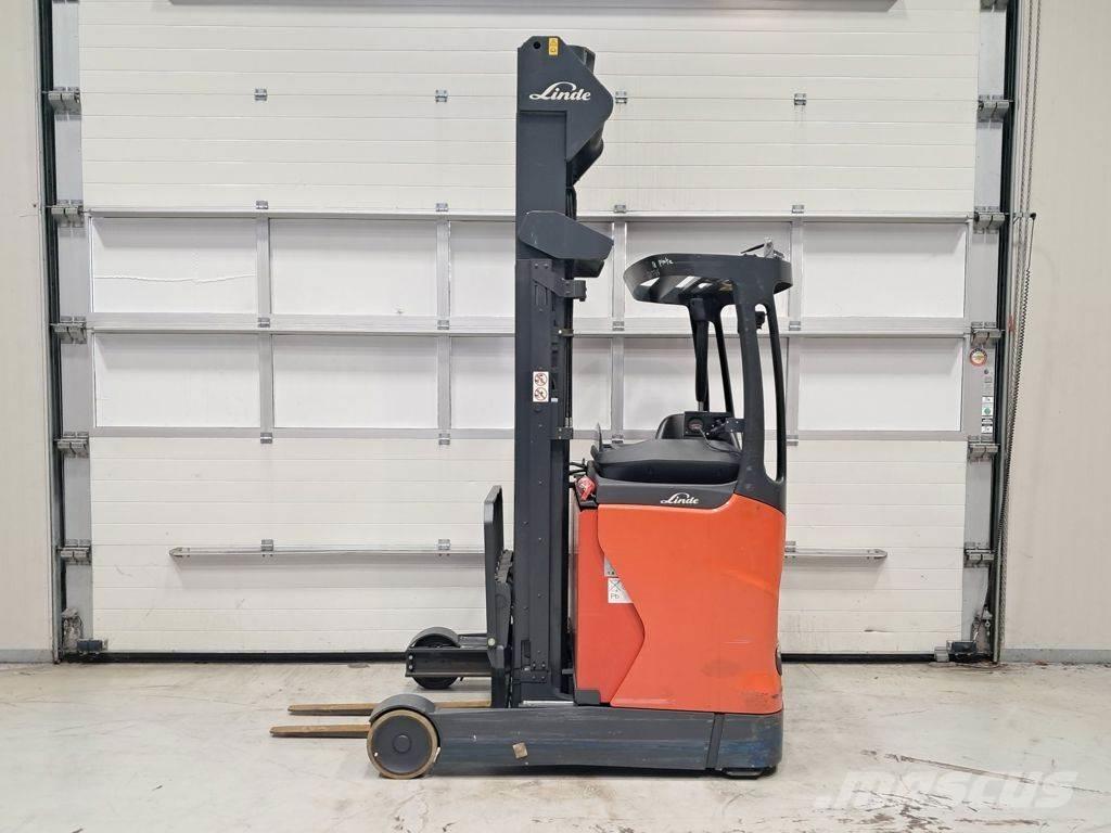 Linde R14-01 Ретрак/ Високоповдигач с изместване на вилката напред