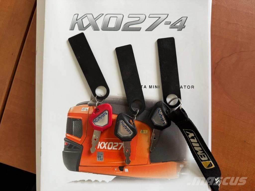 Kubota KX 027-4 Мини екскаватори < 7 т