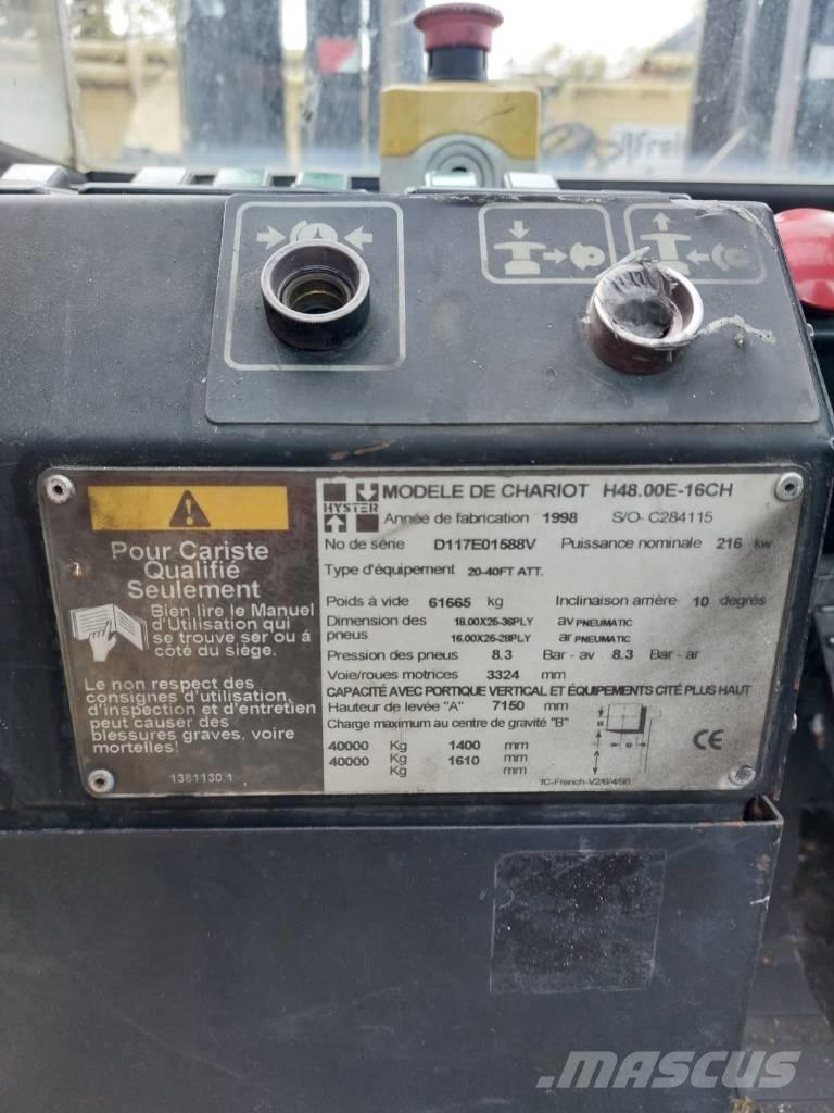 Hyster 48.00 E 16-CH Кари товарачи на контейнери