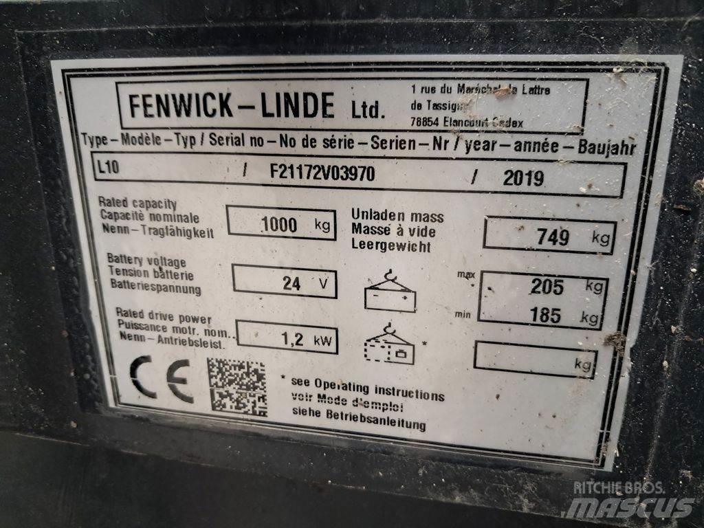 Linde L10 Колички високоповдигачи с теглич