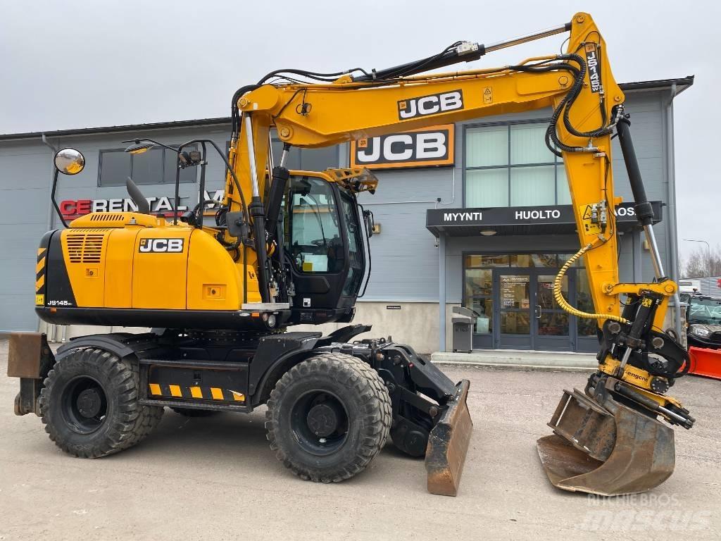 JCB JS145W TAB T4F Колесни екскаватори