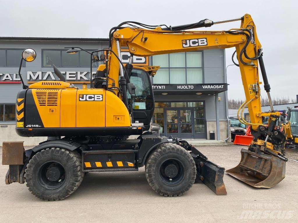 JCB JS145W TAB T4F Колесни екскаватори