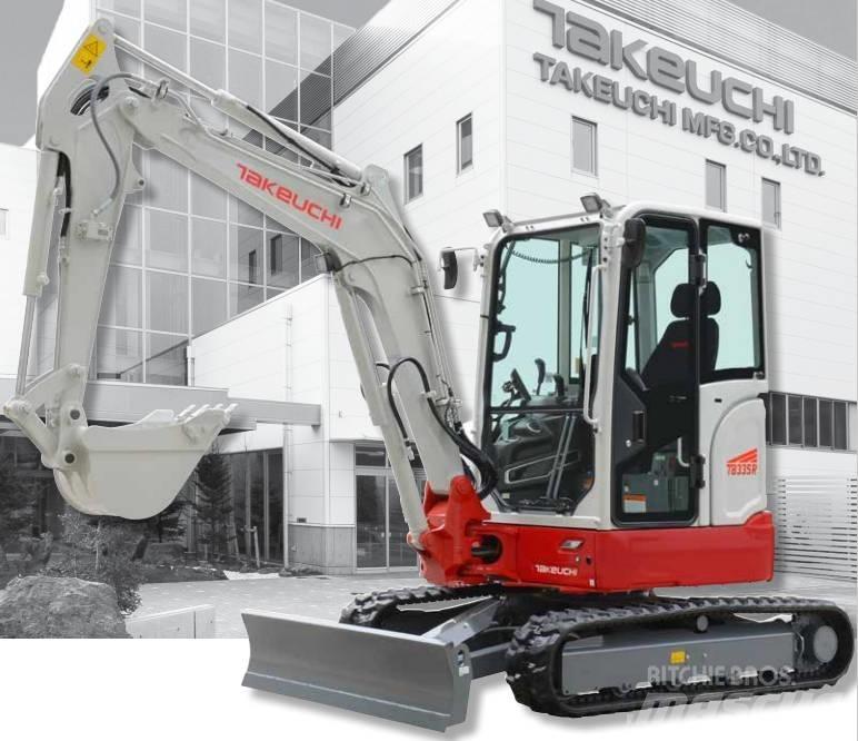 Takeuchi TB335R Мини екскаватори < 7 т