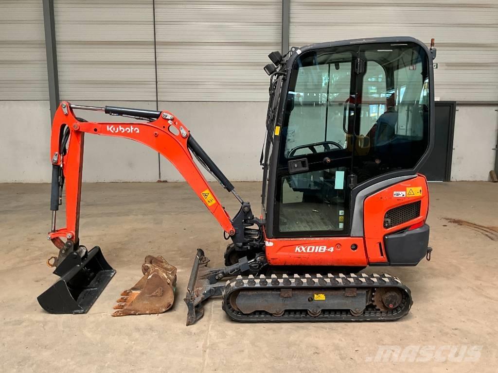 Kubota KX 018-4 Мини екскаватори < 7 т