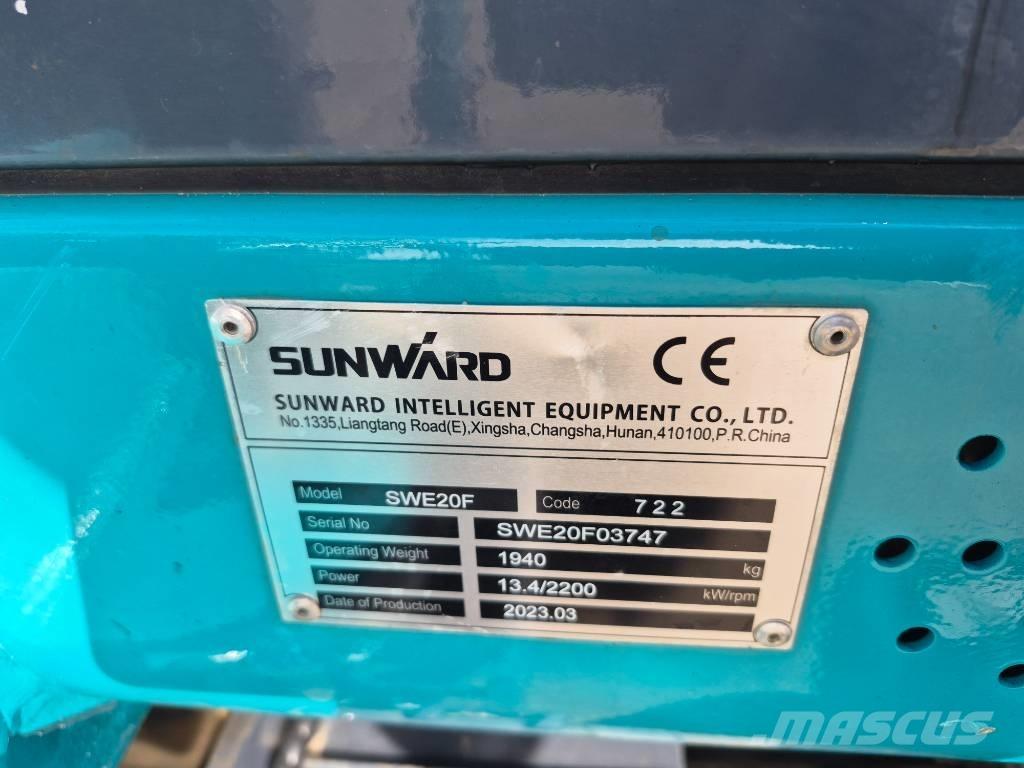 Sunward SWE 20 F Мини екскаватори < 7 т