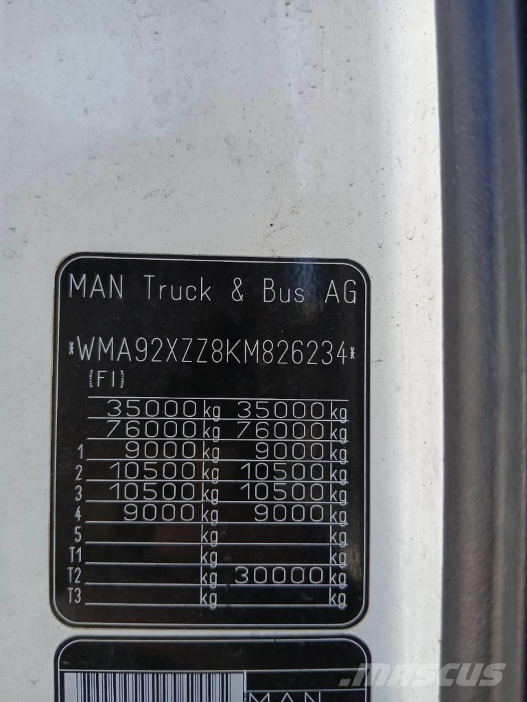 MAN TGX 35.580 Автовози
