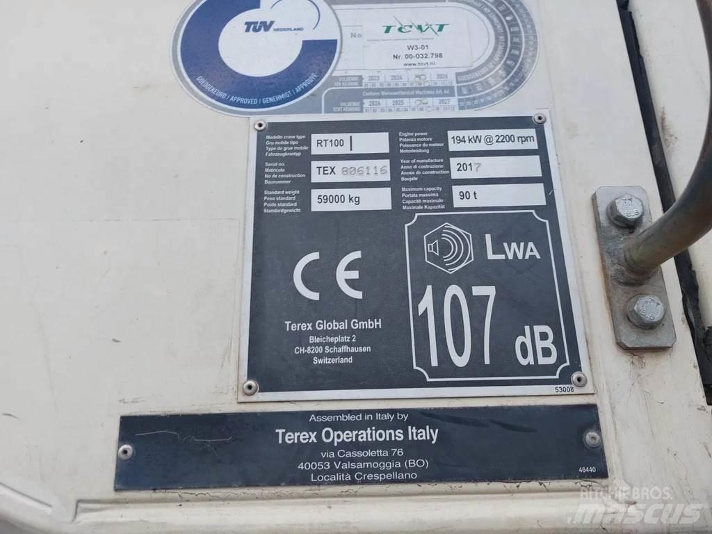 Terex RT100 Кранове за тежък терен