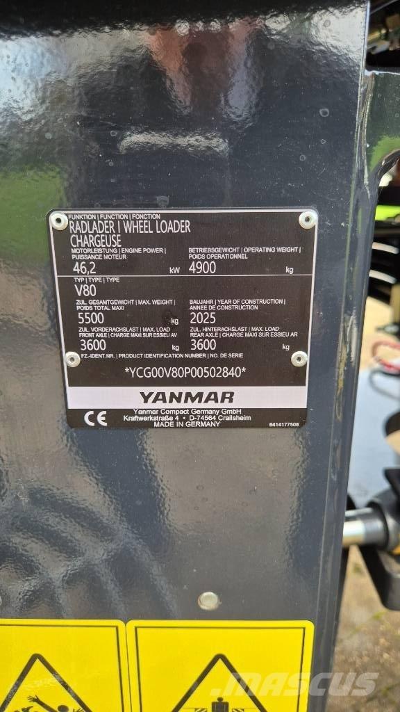 Yanmar V80/5 Колесни товарачи