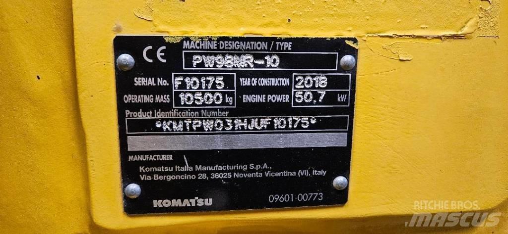 Komatsu PW98 MR10 Колесни екскаватори