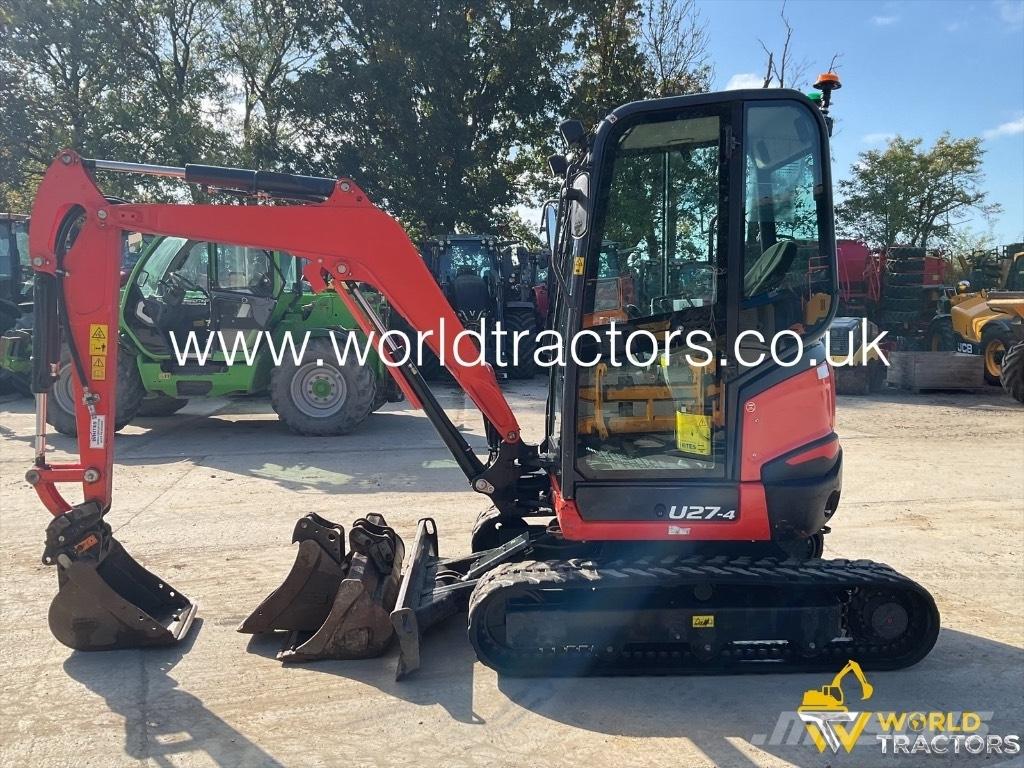 Kubota U 27-4 Мини екскаватори < 7 т