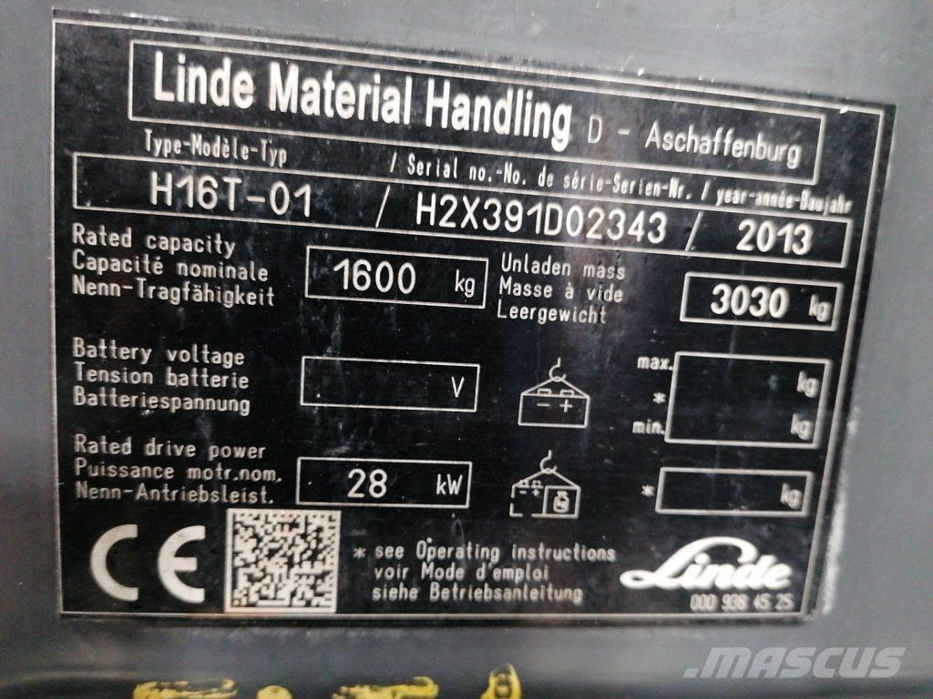 Linde H16T-01 Камиони с АГУ