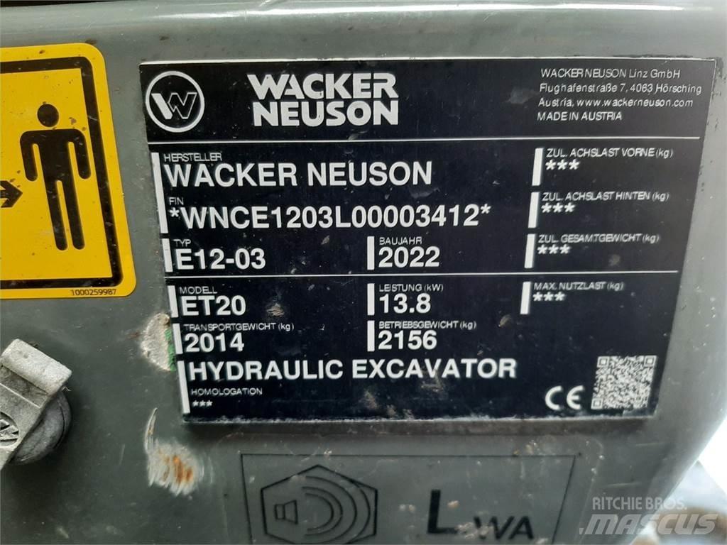 Wacker Neuson ET20 Верижен екскаватор