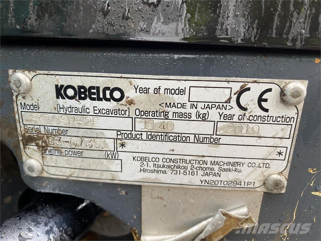 Kobelco SK10SR-2 Колесни екскаватори