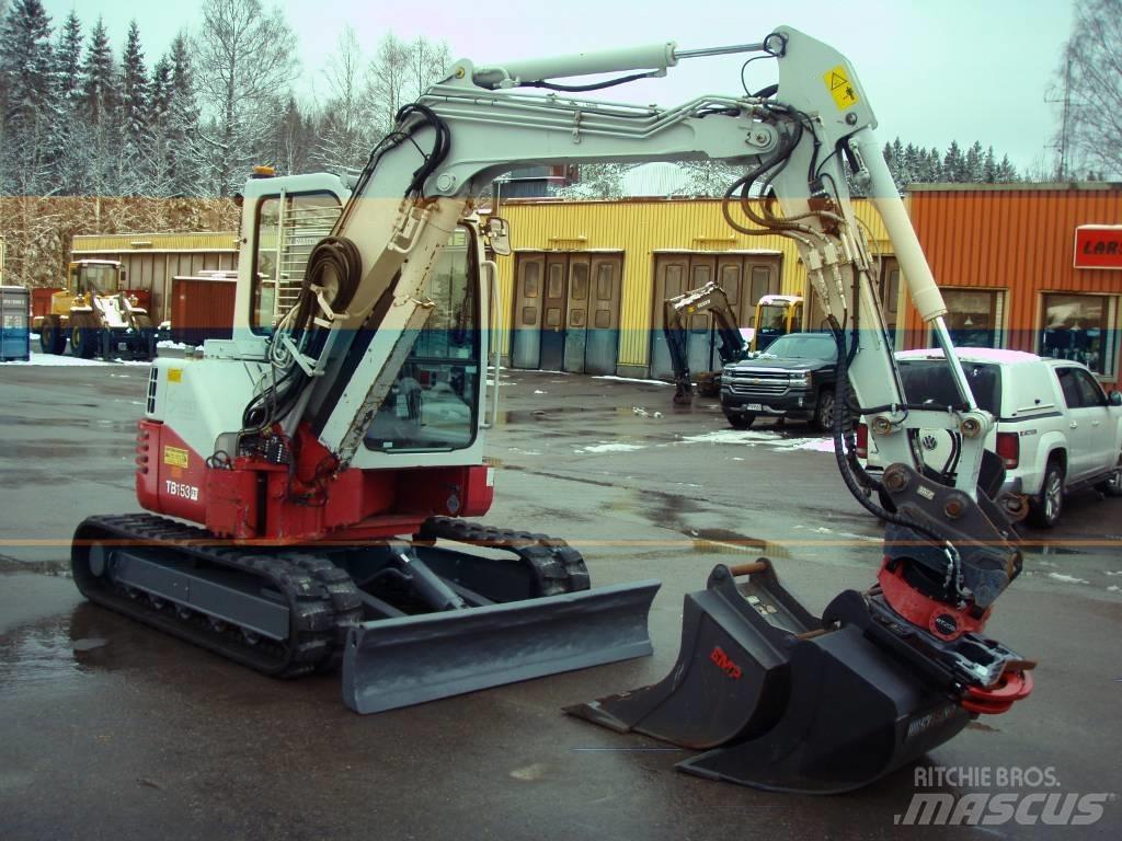 Takeuchi TB153FR Мини екскаватори < 7 т