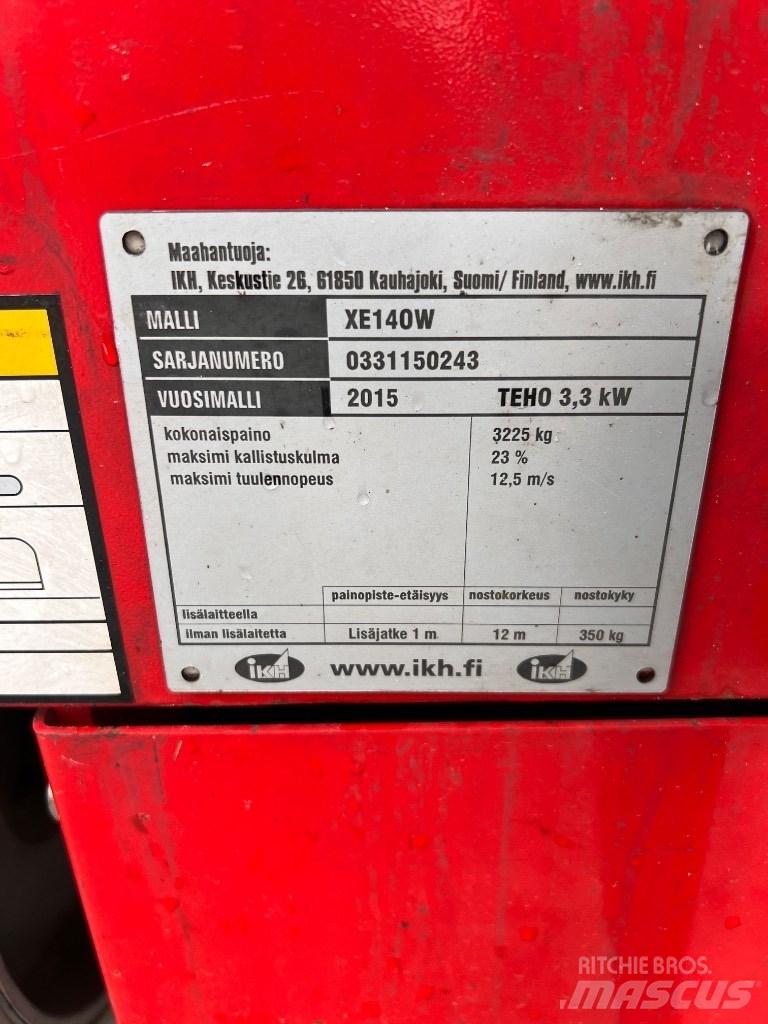Mantall XE140W Ножични работни платформи