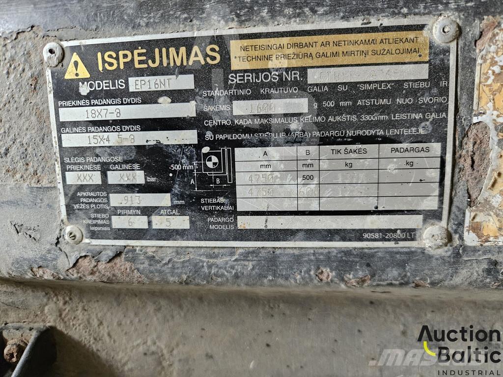 CAT EP 16 NT Електрически вилични кари-повдигачи