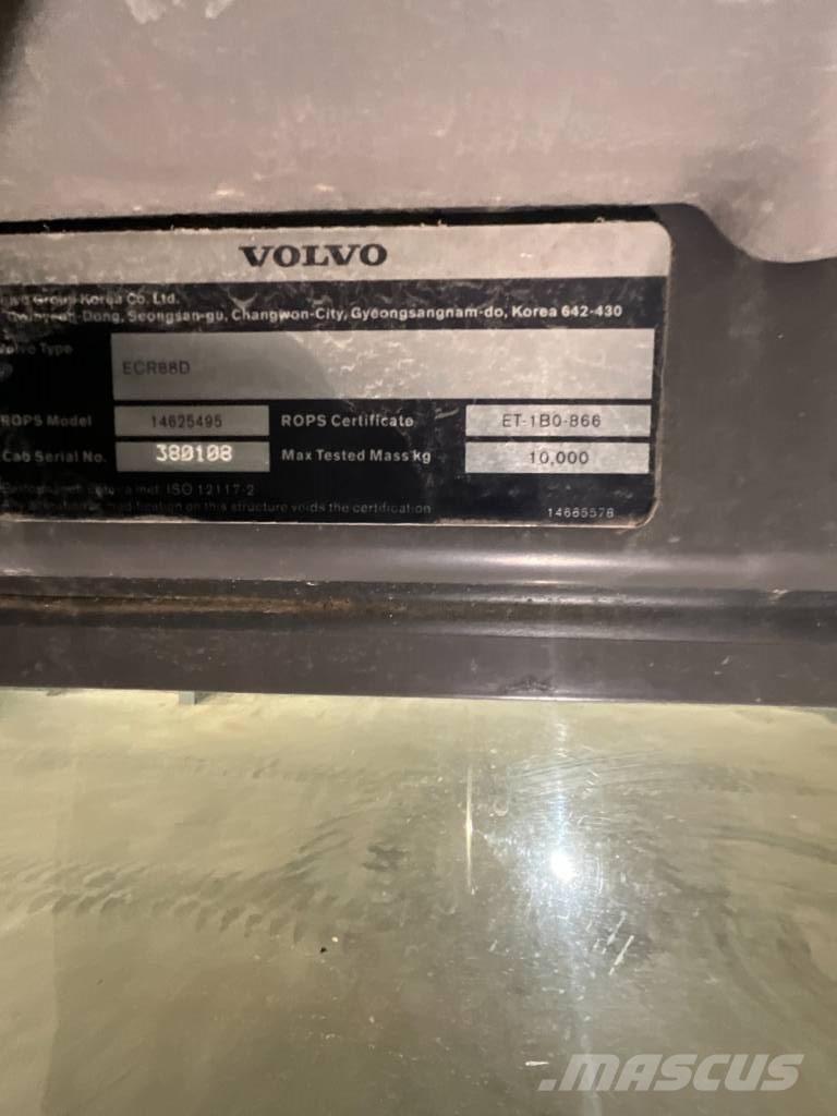 Volvo ECR 88 D Кабина