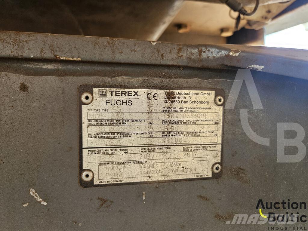 Fuchs MHL 350 Колесни екскаватори