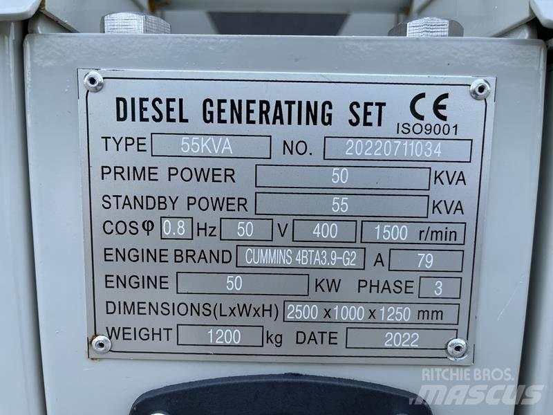 Cummins 55 kVA Дизелови генератори
