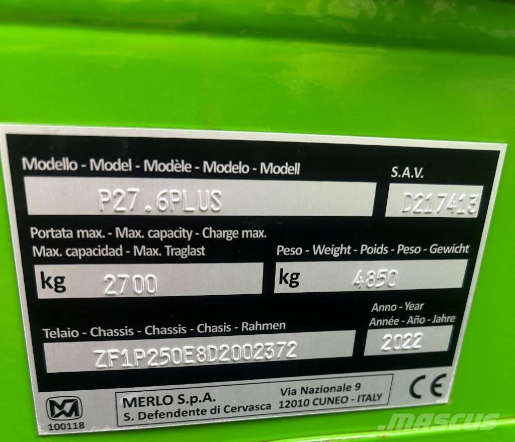 Merlo P 27.6 Plus Телескопични товарачи