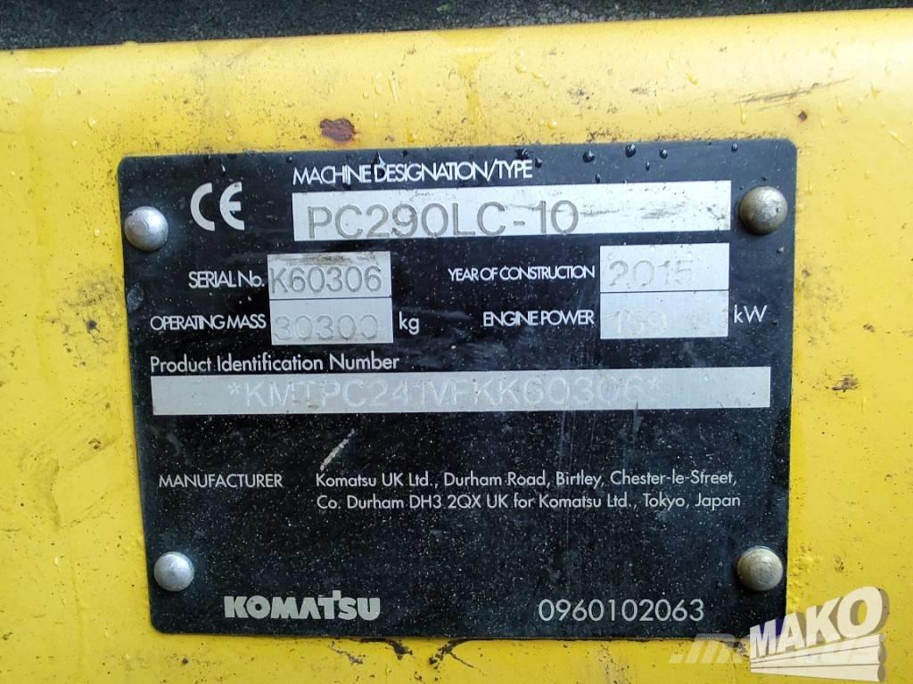 Komatsu PC 290 LC-10 Верижен екскаватор
