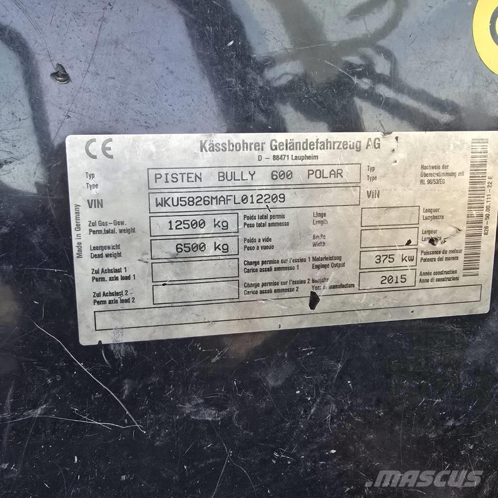 Kässbohrer PB 600 Снегоутъпкващи машини