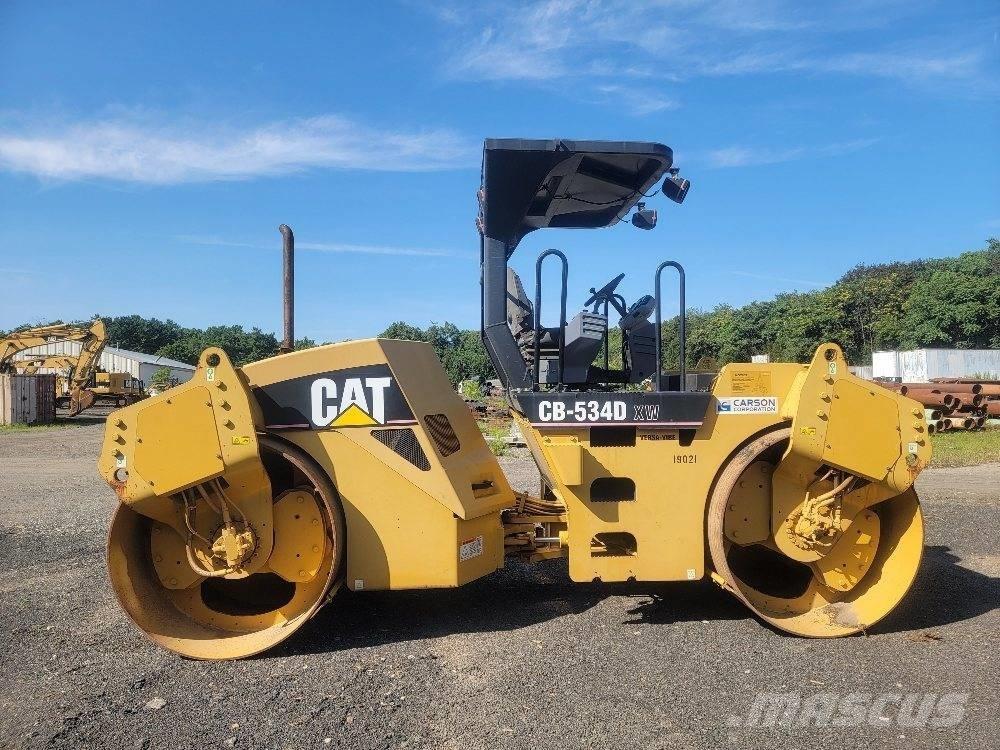 CAT CB 534 DXW Двойни барабанни ролки
