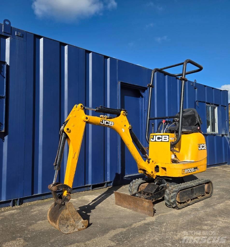 JCB 8008 CTS 3 Bkts Мини екскаватори < 7 т