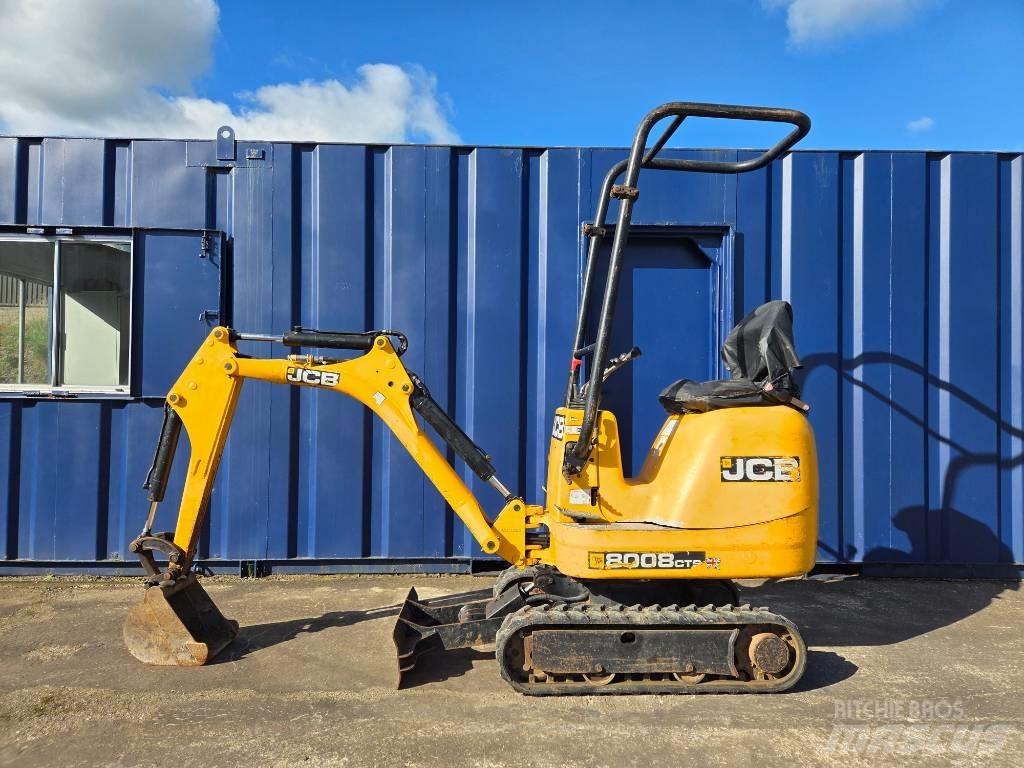 JCB 8008 CTS 3 Bkts Мини екскаватори < 7 т