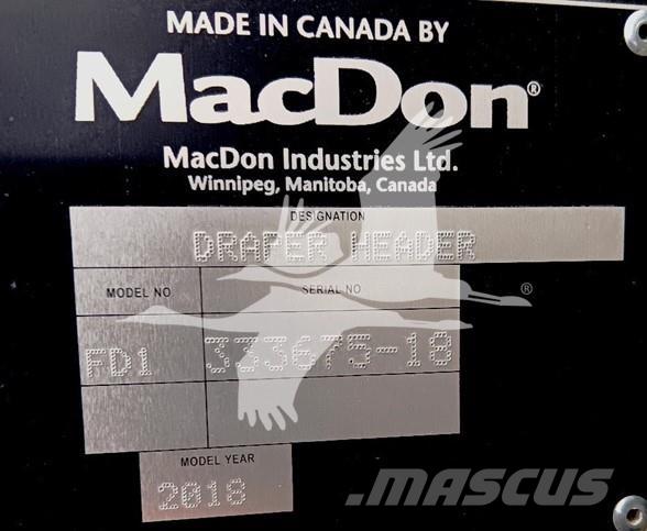 MAC DON FD145 Глави за комбайн