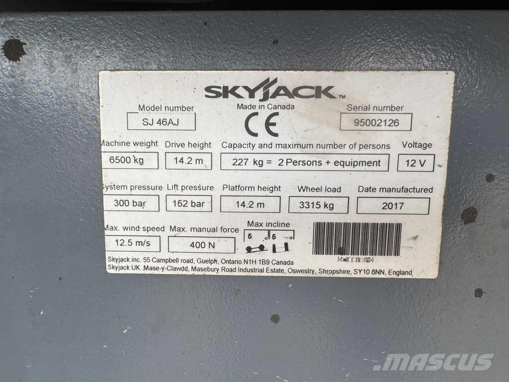 SkyJack SJ 46 AJ Съчленени стрелови подемници