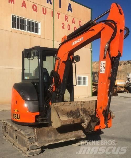 Hitachi ZX 33 U-5 A Мини екскаватори < 7 т