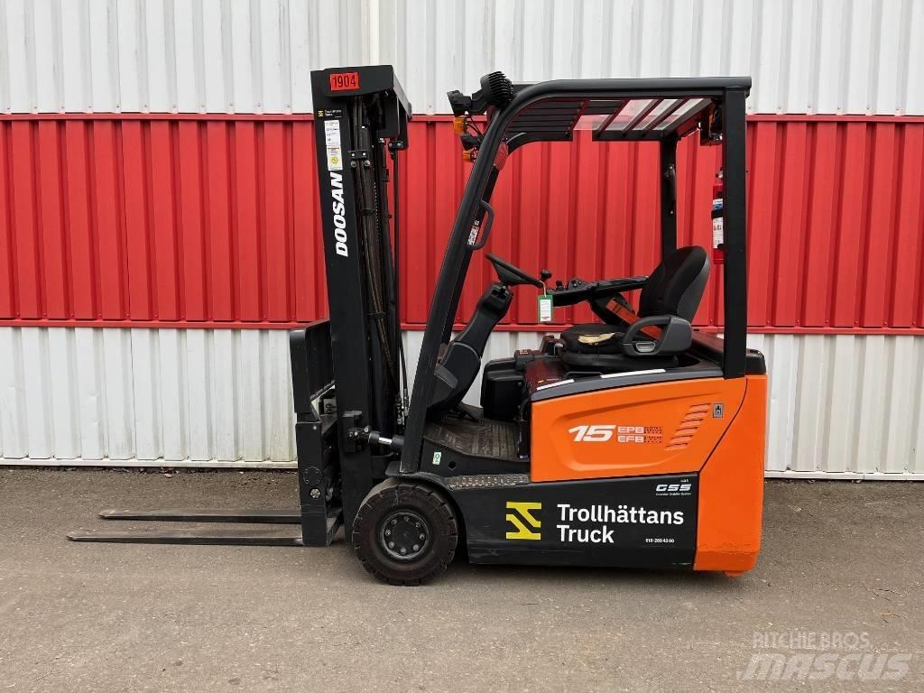 Doosan B 15 T-7 Електрически вилични кари-повдигачи